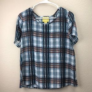 Anthropologie (Maeve) Short Sleeve Blouse